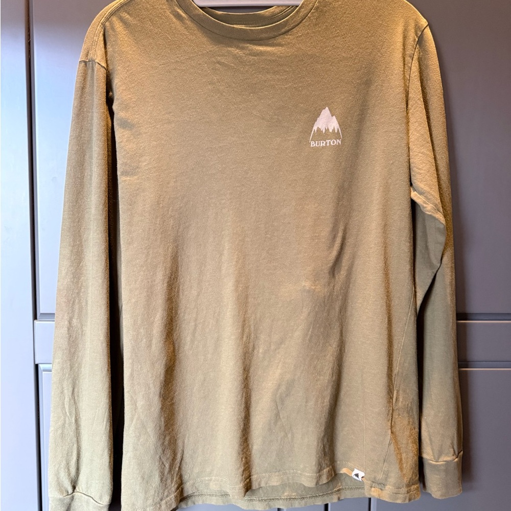 Burton Men's Olive Green Long Sleeve Tee